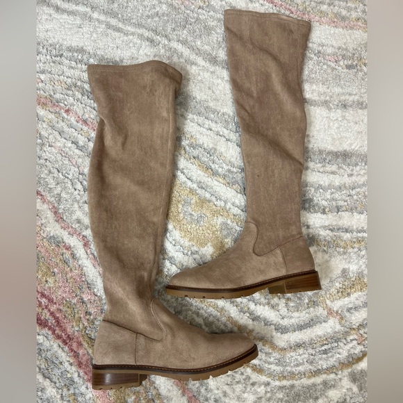Steve Madden Tan Over the Knee Boots - Picture 2 of 6